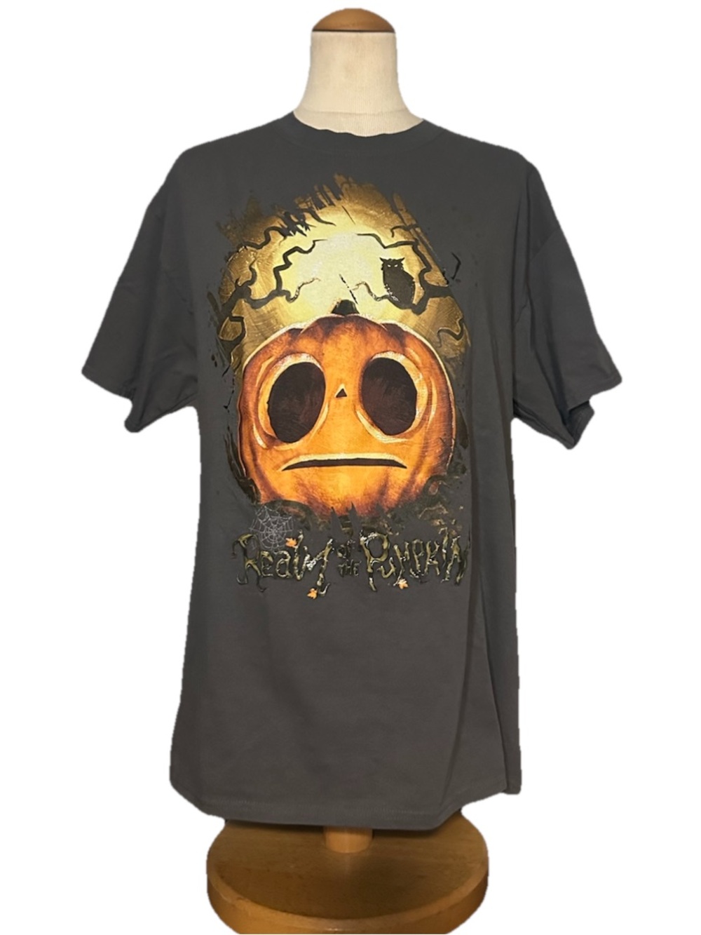 Universal Studios Halloween Horror Nights 2025 Graphic Shirt Gray Size L Unisex
